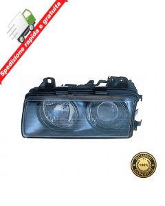 FARO PROIETTORE ANT SINISTRO VETRO LISCIO - SX - BMW SERIE 3 E36 1990->1999