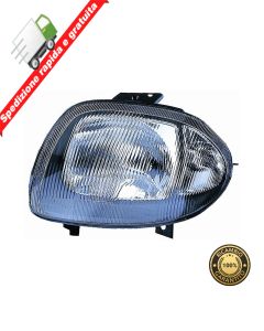 FARO PROIETTORE ANTERIORE SINISTRO - SX PR. REG ELETTRICA PER RENAULT CLIO 98-> 