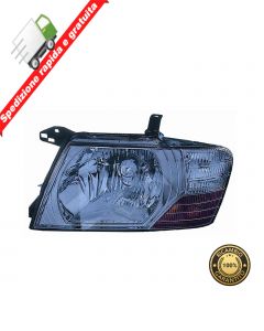 FARO PROIETTORE ANTERIORE SINISTRO PARABOLA CROMATA SX MITSUBISHI PAJERO 03->06