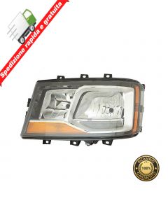 FARO PROIETTORE ANTERIORE SINISTRO REG MANUALE LED SX SCANIA SERIE G-P-R-S-T 17>