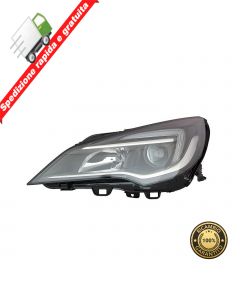 FARO PROIETTORE ANTERIORE SINISTRO PARABOLA NERA LED - SX - OPEL ASTRA K 15->