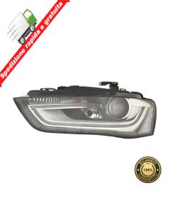 FARO PROIETTORE ANTERIORE SINISTRO PARABOLA NERA LED - SX - AUDI A4 12->