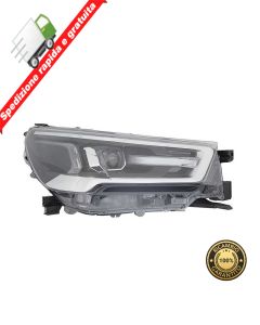 FARO PROIETTORE ANTERIORE DESTRO LED CORNICE CROMATA - DX - TOYOTA HI-LUX 20->