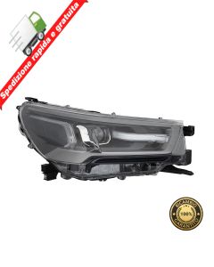 FARO PROIETTORE ANTERIORE DESTRO CORNICE NERA A LED - DX - PER TOYOTA HI-LUX 20-&gt;