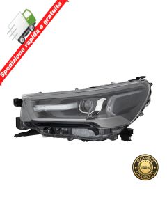 FARO PROIETTORE ANTERIORE SINISTRO CORNICE NERA A LED - SX - PER TOYOTA HI-LUX 20-&gt;