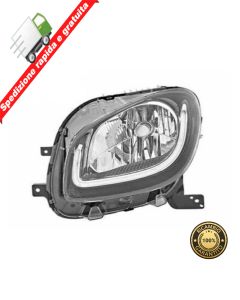 FARO PROIETTORE ANTERIORE SINISTRO PARAB NERA LED - SX - SMART FORTWO 14->