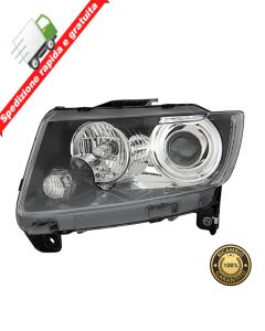 FARO PROIETTORE ANTERIORE SINISTRO PARABOLA NERA C MOTORE - SX - PER JEEP COMPASS 11