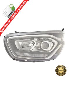 FARO PROIETTORE ANTERIORE SINISTRO LUCE D LED - SX - PER FORD TRANSIT CUSTOM 18>