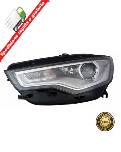 FARO PROIETTORE ANTERIORE SINISTRO XENON ORIENTABILE LED - SX - PER AUDI A6 11->