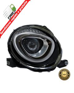 FARO PROIETTORE ANTERIORE DESTRO P NERA CON MOTORE - DX - PER FIAT 500 15->