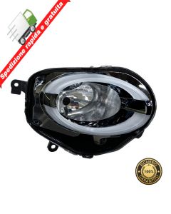 FARO PROIETTORE ANTERIORE DESTRO INF MANUALE LED  P NERA DX - PER FIAT 500 15->