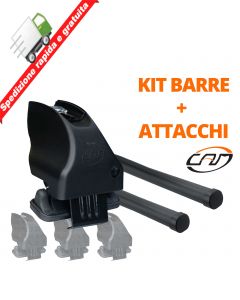 KIT PORTATUTTO + BARRE DA TETTO SSANGYONG TIVOLI SUV 15-> SENZA CORRIMANO