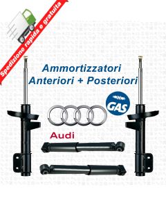 KIT 4 AMMORTIZZATORI PER AUDI A2 1.4 - 1.6 - 1.4 TDI - 1.6 TDI - 2000 -> 2005