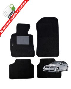 SERIE 4 TAPPETI - TAPPETINI IN MOQUETTE NERI PER BMW SERIE 3 E90 dal 2005 a 2011