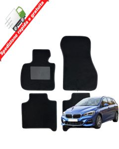 Serie 4 TAPPETI - TAPPETINI in Moquette Neri per BMW SERIE 2 Gran Tourer F46 14>