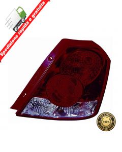 FARO - FANALE POSTERIORE DESTRO BIANCO ROSSO - DX - CHEVROLET KALOS 5 PORTE 02.>