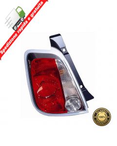 FARO - FANALE POSTERIORE SINISTRO BIANCO ROSSO - SX - FIAT 500 07>15