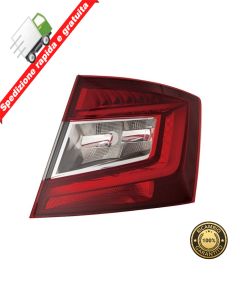 FARO - FANALE POSTERIORE DESTRO A LED - DX - PER SKODA FABIA 5 PORTE 15->