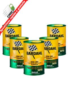 5 LT OLIO MOTORE BARDAHL TECHNOS XFS F950A 0W30 - 5 Litri