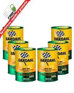 6 LT OLIO MOTORE BARDAHL TECHNOS XFS F950A 0W30 - 6 Litri