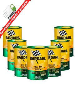 7 LT OLIO MOTORE BARDAHL TECHNOS XFS F950A 0W30 - 7 Litri