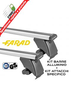 Kit barre alluminio farad