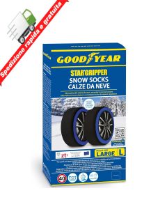 Goodyear Calze da Neve Star Gripper Omologate Italia in Tessuto Taglia L