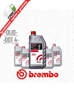 1 LT OLIO FRENI DOT 4 BREMBO - DOT4 - Liquido Freni auto