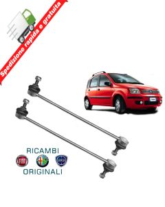 2 BIELLETTE - TIRANTI BARRA STABILIZZATRICE ORIGINALI FIAT PER PANDA 169 2003->