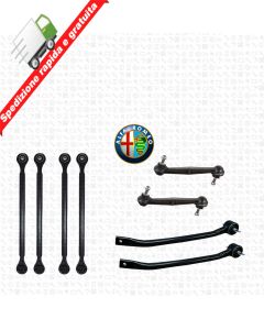 KIT BRACCI SOSPENSIONI POSTERIORI COMPLETI ALFA ROMEO 147 - 156 - GT - 8 PEZZI