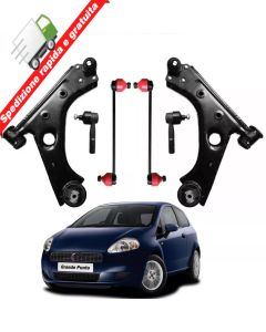 KIT BRACCI SOSPENSIONE AVANTRENO 6 PEZZI PER FIAT PUNTO , per FIAT GRANDE PUNTO